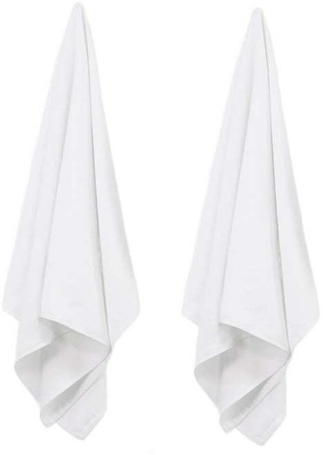 AMENITY TOWEL 30支純棉浴巾 350g 白色, 2條