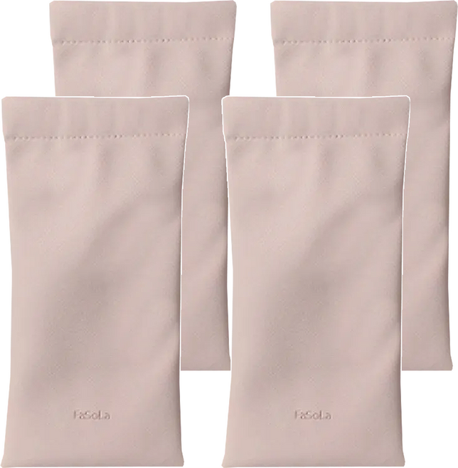 FaSoLa 便攜眼鏡袋, 4個, 粉色