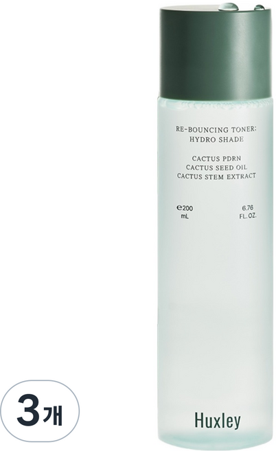 Huxley 賦活保濕化妝水, 3個, 200ml