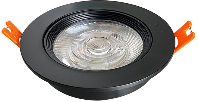 APEX LIGHTING 艾沛斯照明 9cm 8W 辛巴崁燈 黑殼 6500K AP-D0908D-D2, 白光, 1組