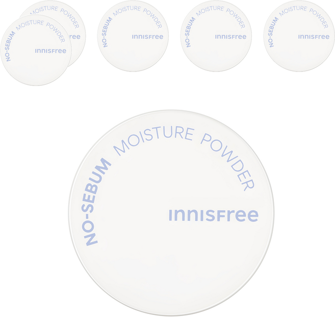 INNISFREE 控油保濕蜜粉 5g, 6個, 單一顏色