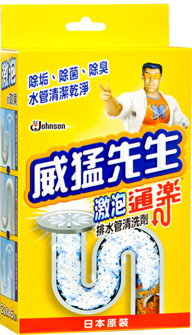 Mr Muscle 威猛先生 激泡排水管清洗劑, 120g, 1盒