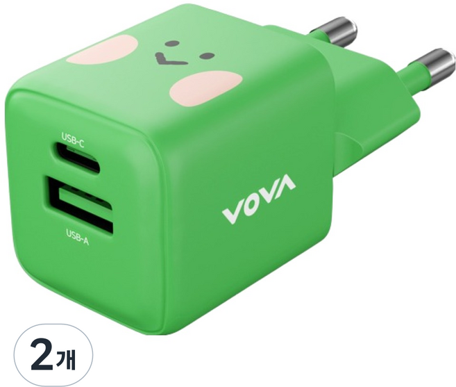 Vova LINE FRIENDS 25W PD GaN 多埠超高速充電器, 2個, minini lenini