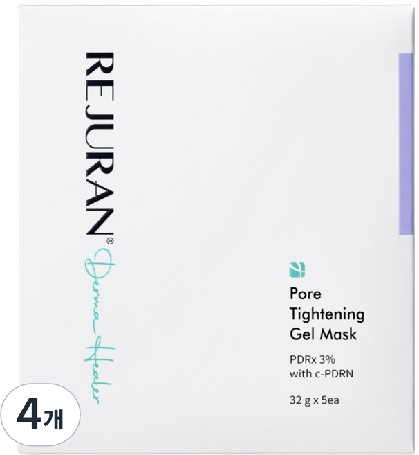 REJURAN Derma Healer 毛孔緊緻凝膠面膜 32g, 4個, 5入