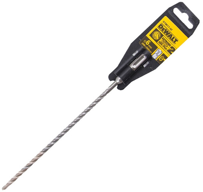 DEWALT 得偉 SDSPLUS 四溝水泥鑽頭 6x260x200mm, 1支