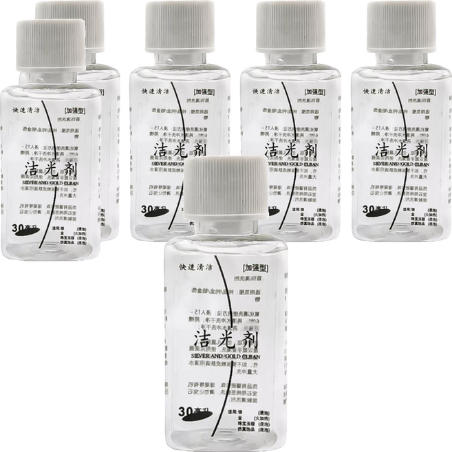 小麥購物 加強型洗銀水 G668, 6瓶, 30ml