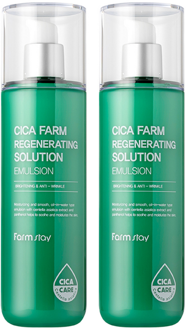 Farm stay 植物莊園 CICA農場再生修護乳液, 200ml, 2個