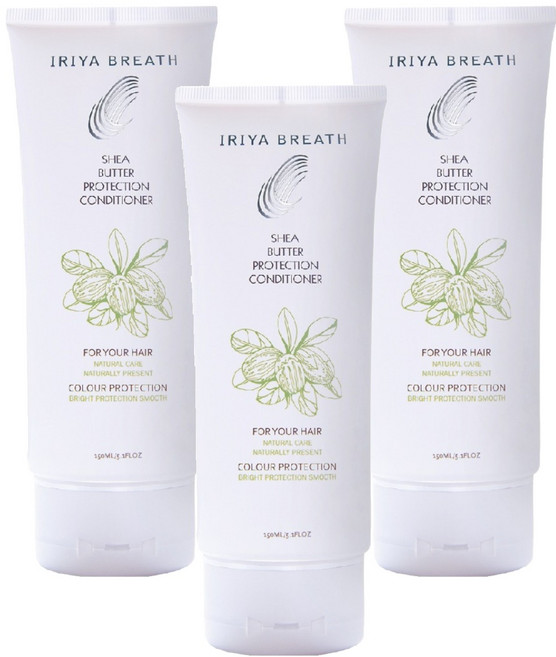 IRIYA BREATH 伊麗雅 免沖洗乳木果護髮精華乳, 3條, 150ml