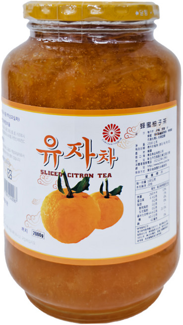 TROjAN 傳佳 蜂蜜柚子茶, 2kg, 1罐