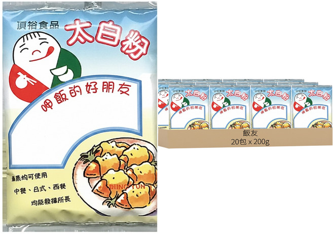 飯友 太白粉, 20包, 200g