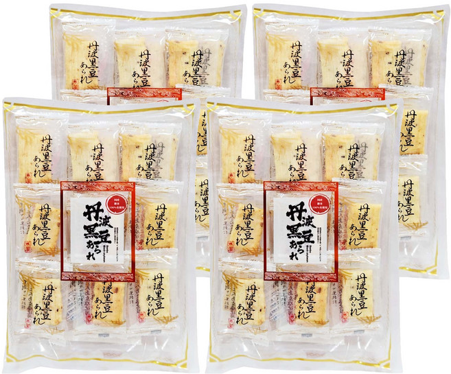 丹波黑大豆米果, 50g, 4袋
