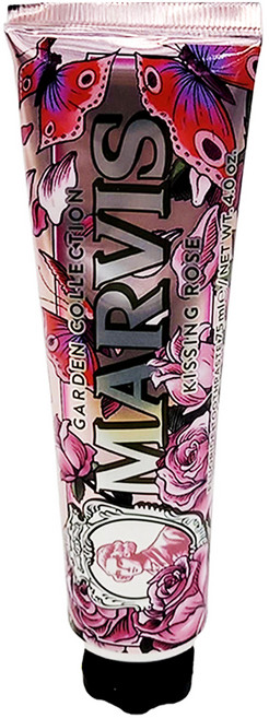 MARVIS 台灣公司貨 義大利牙膏 秘境玫瑰, 75ml, 1條