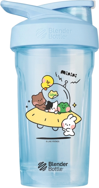 Blender Bottle LINE FRIENDS minini 環保隨行杯 UFO 710ml 24oz, 藍色, 1個
