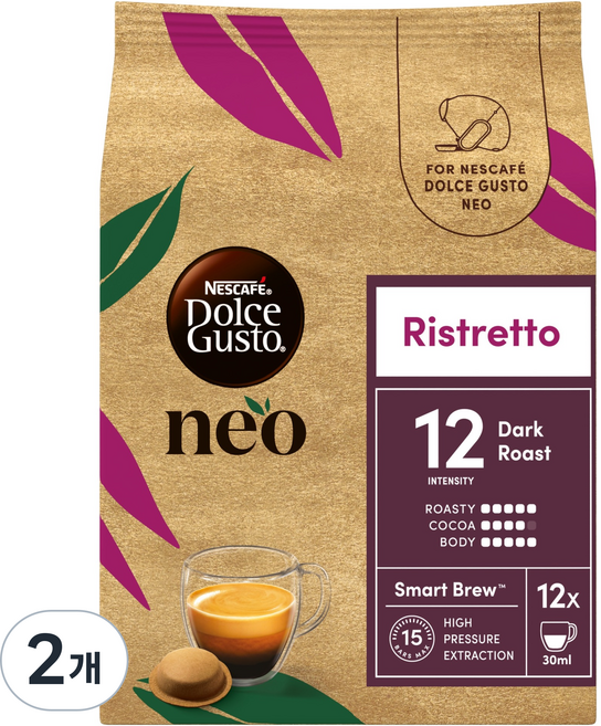 NESCAFE 雀巢咖啡 Dolce Gusto 多趣酷思 尼古麗特 膠囊咖啡, 7g, 2個, 12入