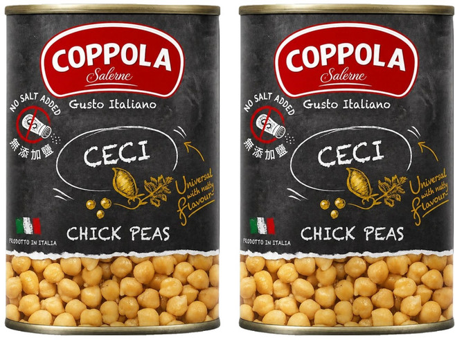 COPPOLA 柯波拉 義大利天然鷹嘴豆, 400g, 2罐