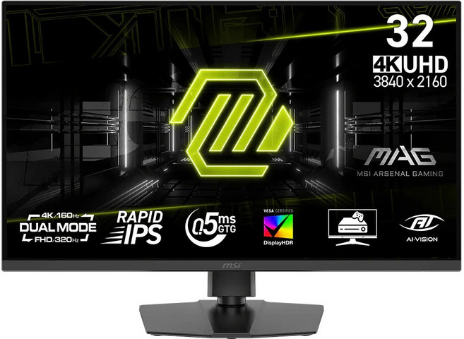 msi 微星 MAG 31.5-Inch 電競 顯示器 IPS 322URDF E16 4K 160Hz 0.5ms HDR400 雙模式 3840 x 2160 3年保固