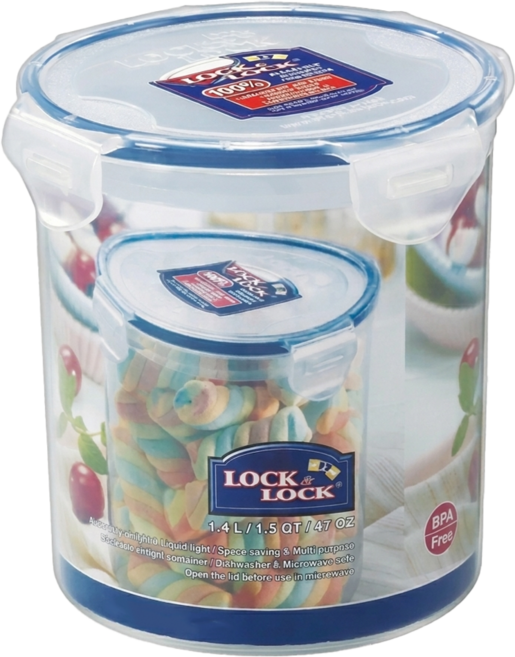 LocknLock 樂扣樂扣 PP微波保鮮盒, 容器 + 蓋子, 1個