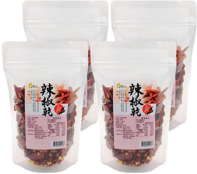 超賀 極品辣椒乾, 100g, 4包
