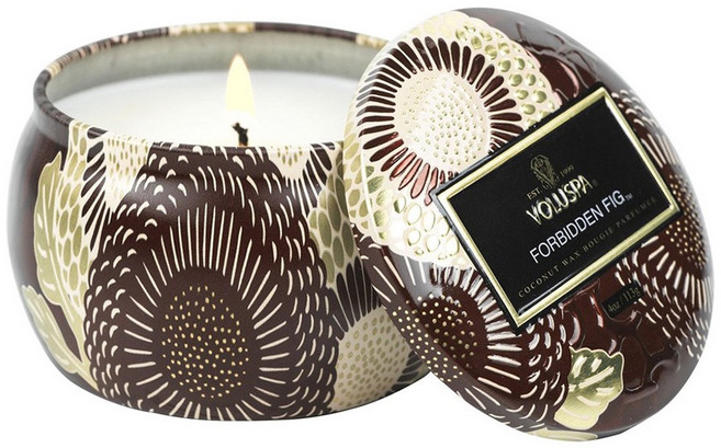 VOLUSPA 天然蠟燭 4oz, 紫禁無花果, 113g, 1個