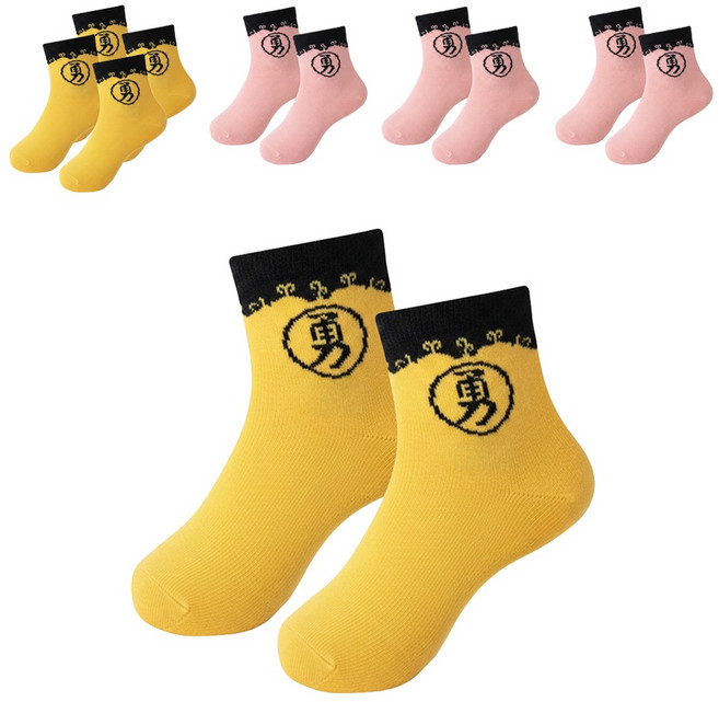 Sock House 襪子的工廠 勇字兒童襪6件組