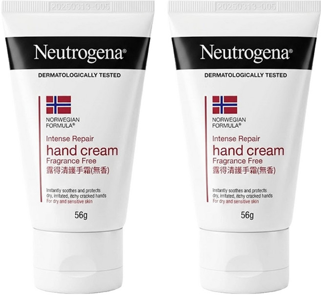 Neutrogena 台灣公司貨 護手霜 保濕彈潤配方, 56g, 2條
