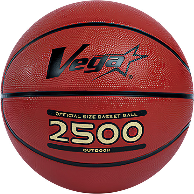 台灣 Vega 金標橡膠削邊籃球 510~550g, OBR-606, 1個
