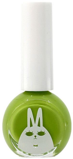 recipebox 韓兔 可撕式水性兒童指甲油 10ml, 鮮綠色, 1瓶