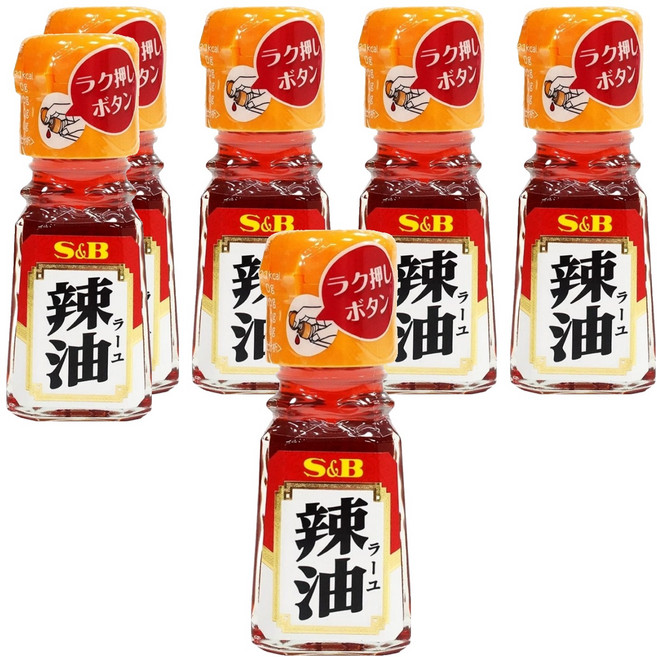 S&B 愛思必 辣油, 31g, 6瓶
