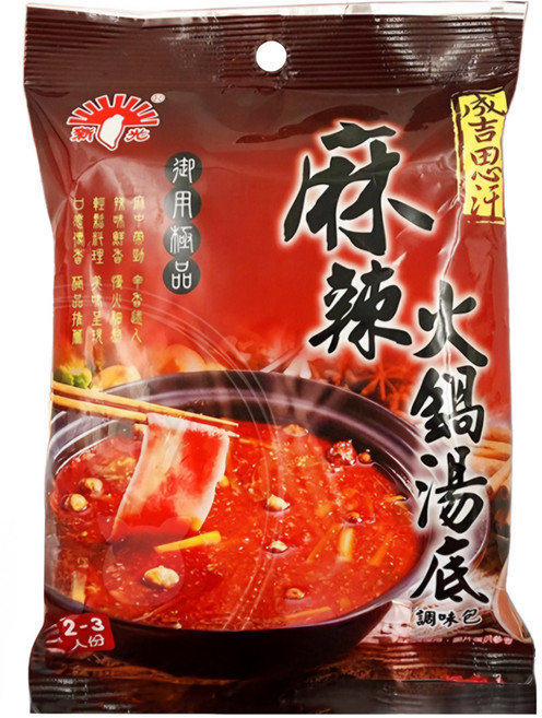 新光洋菜 麻辣火鍋湯底, 75g, 1包