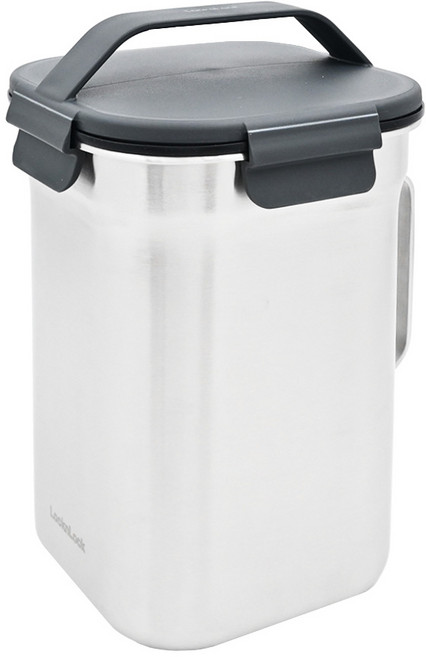 LocknLock 樂扣樂扣 不鏽鋼廚餘桶 2.5L, 銀色, 1個