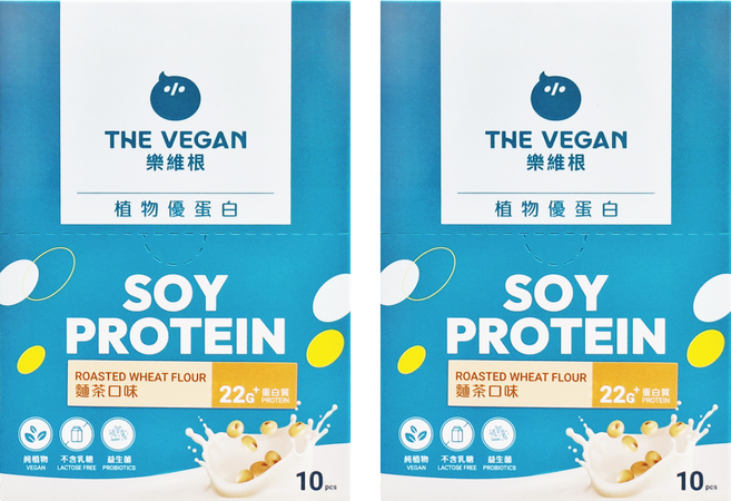 THE VEGAN 樂維根 經典植物優蛋白粉 隨身包 麵茶, 40g, 20個
