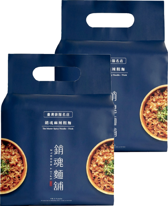 大師兄銷魂麵舖 銷魂麻辣粗麵 118g, 8包