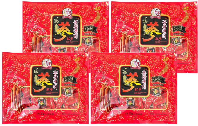 振興高麗人蔘 高麗紅蔘糖, 200g, 4包