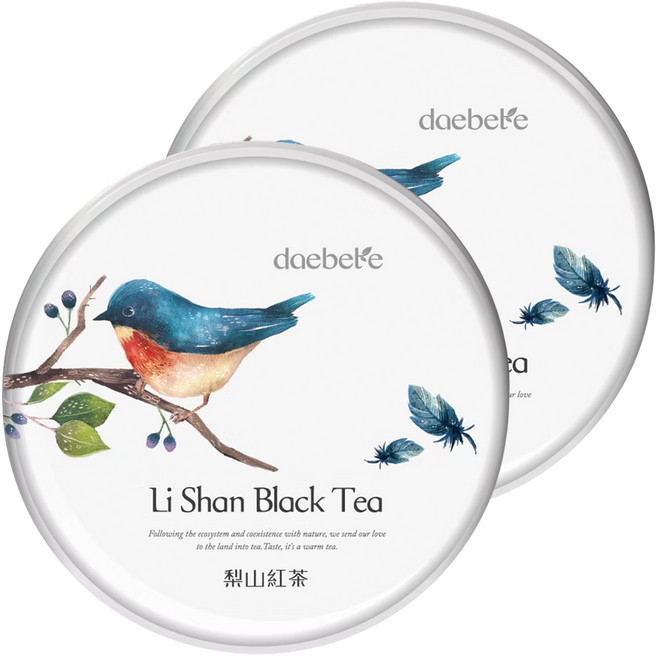 daebete 茶米茶 梨山紅茶, 55g, 1罐, 2罐