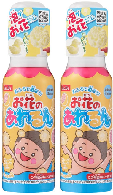 Lec.Be 泡澡泡泡慕斯 柚子香 3歲以上 599142, 120ml, 2瓶