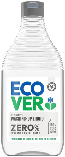 ECOVER 宜珂洗碗精 ZERO無添加, 450ml, 1個