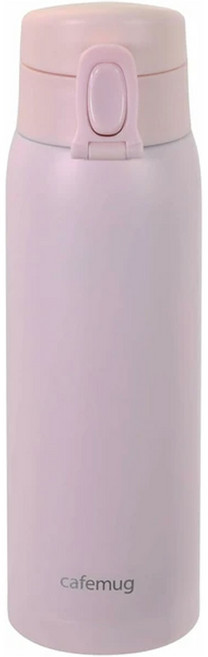 PEARL LIFE 珍珠金屬 輕量單鍵開啟保溫杯 Grace 系列 HC-542, 淡粉色, 500ml, 1個