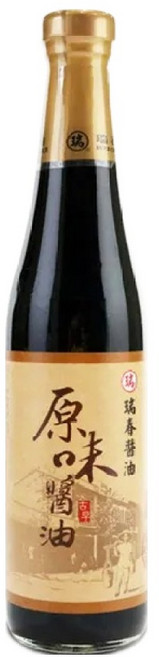 瑞春醬油 原味古早醬油, 420ml, 1瓶