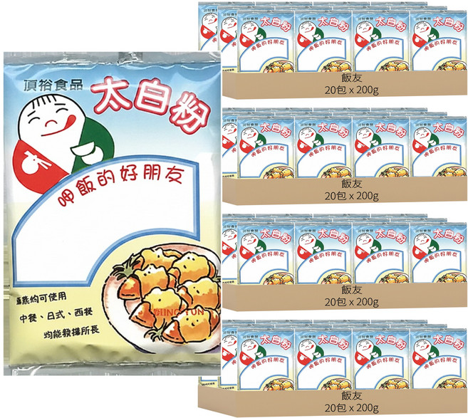 飯友 太白粉, 80包, 200g