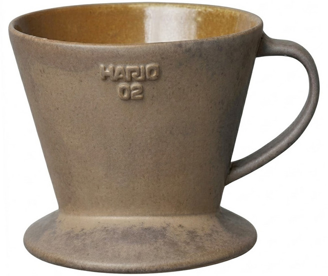 HARIO 好璃奧 老岩泥台型/扇形濾杯 TDR-02-BR, 1個, 扇形濾杯