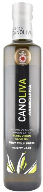 CANOLIVA 第一道冷壓特級橄欖油, 500ml, 1瓶