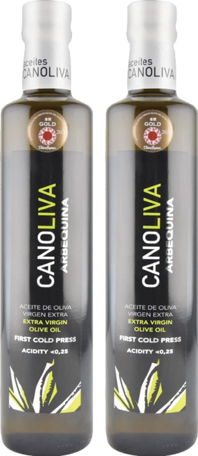 CANOLIVA 第一道冷壓特級橄欖油, 500ml, 2瓶