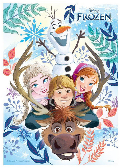 HUNDRED PICTURES 百耘圖 Frozen冰雪奇緣(4)拼圖 182 x 257mm 3歲以上, 1盒, 108片