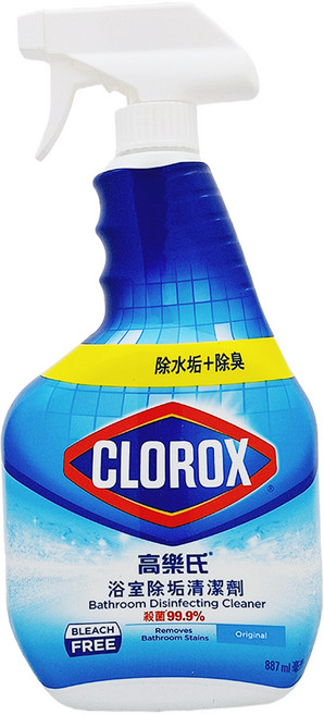CLOROX 高樂氏浴室除垢清潔劑 多表面清潔劑 凝膠, 887ml, 1瓶