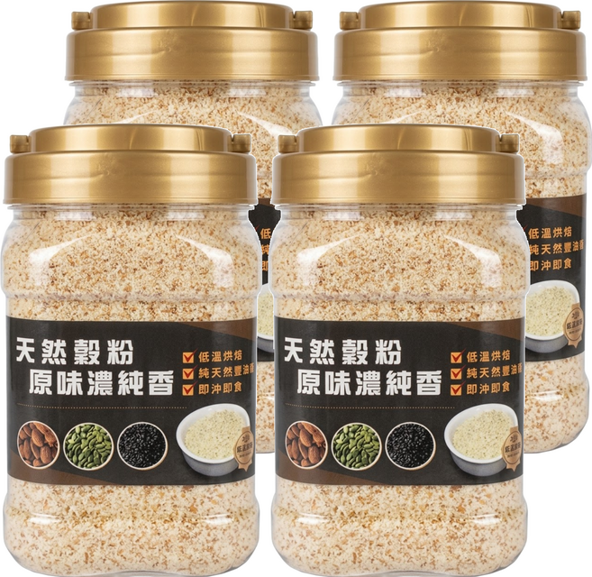 品鮮生活 純黃金亞麻杏仁粉, 400g, 4罐
