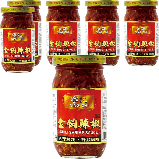 寧記 金鉤辣椒, 245g, 6罐