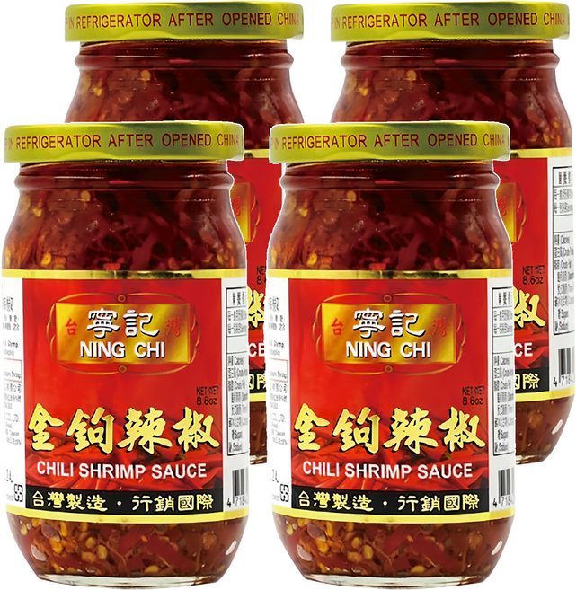 寧記 金鉤辣椒, 245g, 4罐