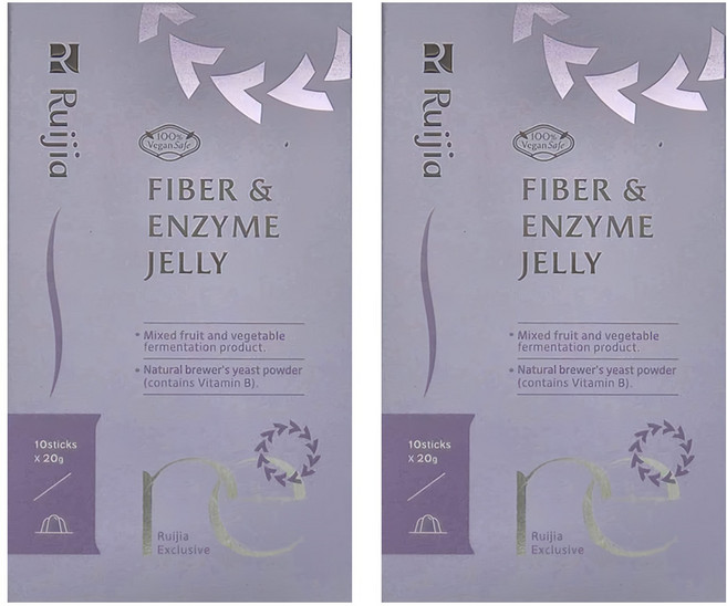 Ruijia 露奇亞 蔬果酵素順暢果凍 10包, 200g, 2盒