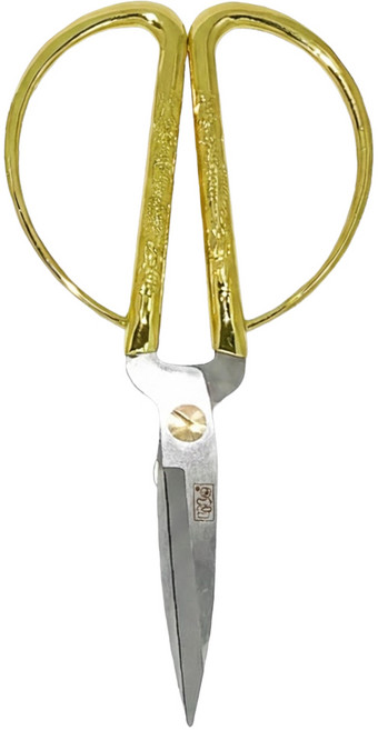Life 徠福 鍍金龍鳳剪刀 173mm, 金色, 1支