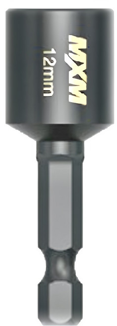 MXM TOOLS 抗衝擊磁性六角套筒接桿 12mm 50mm長, 1個
